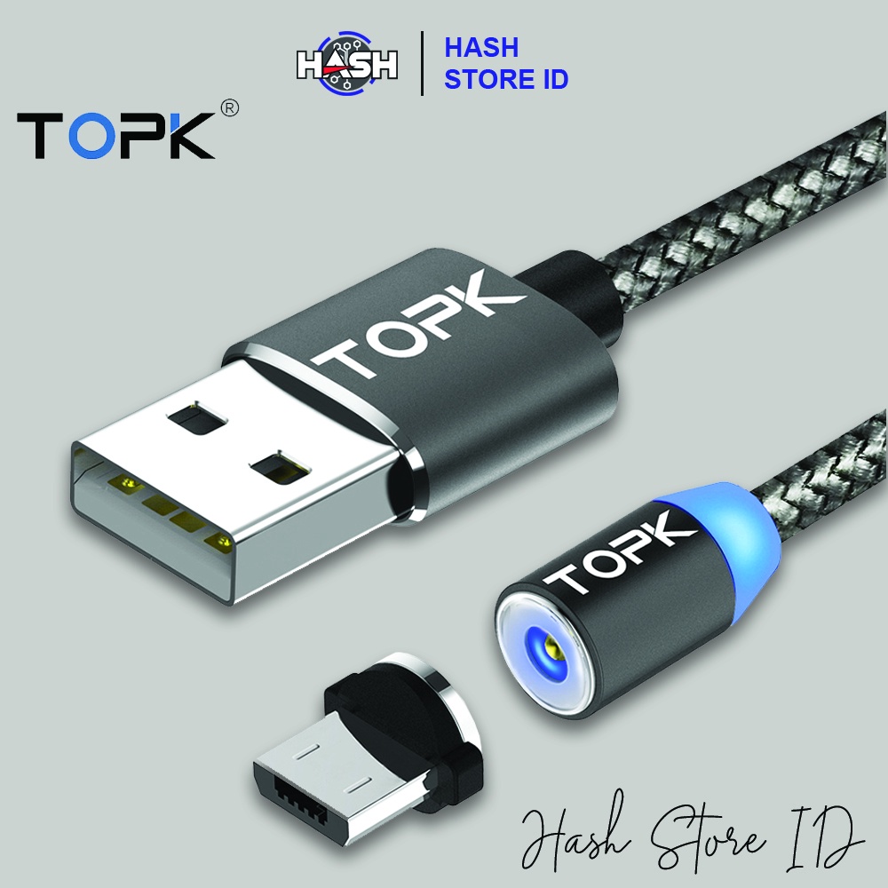 Kabel Charger Magnetic Micro USB TOPK