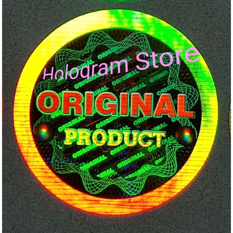 

Stiker hologram Original "mutiara" gold