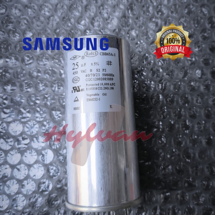 Kapasitor AC 3/4-1PK Samsung 25uf Original PSH27