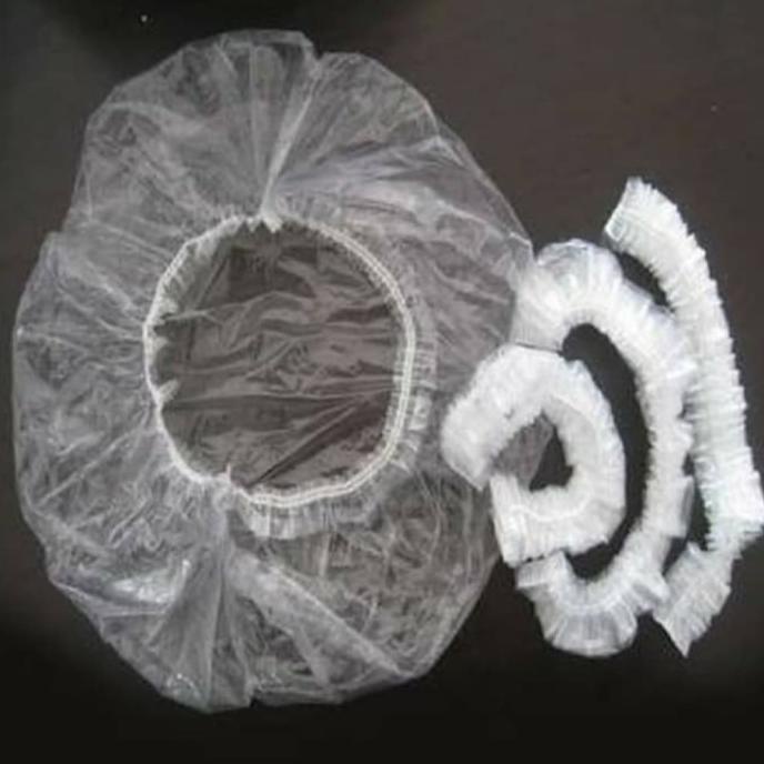 

Shower Cap Topi Mandi Tutup Kepala Plastik isi 10