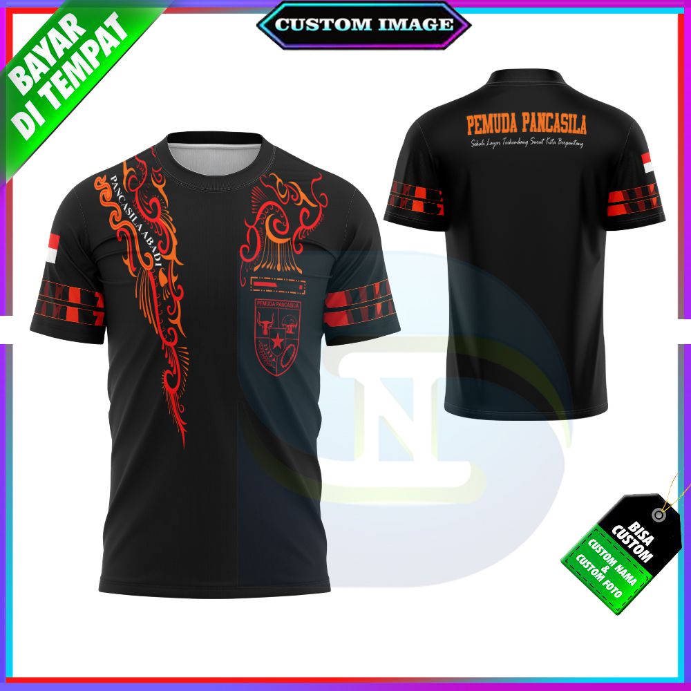 Jersey Kaos T-shirt Pemuda Pancasila Batik Indonesia Keren Terbaru 2022 Desain