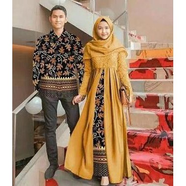 ready lima warna baju couple kapel cople samaan pasangan kemeja hem gamis busana muslim kebaya batik