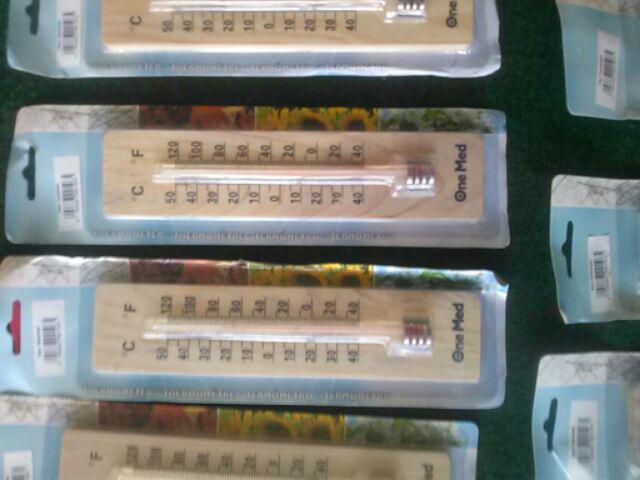 Thermometer Ruangan Bahan Kayu