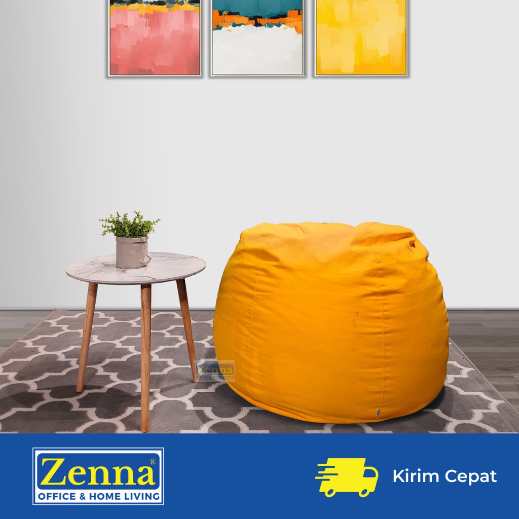 Zenna Circle Bean Bag XL / beanbag besar bulat