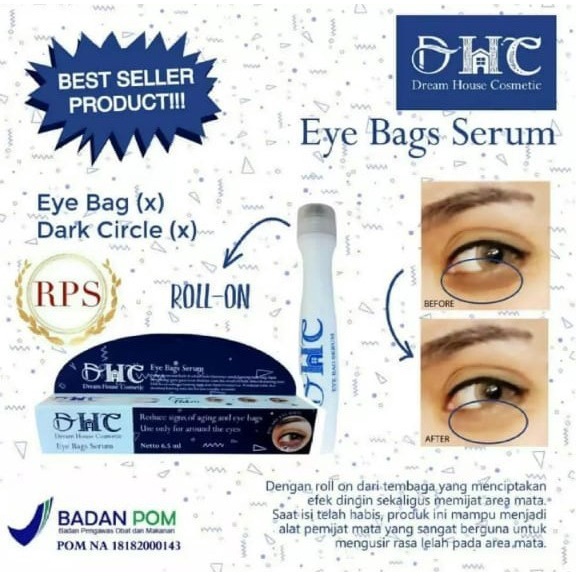 Penghilang kantung mata EYE BAG SERUM WITH ROLL ON