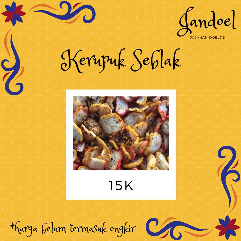 

Kerupuk Seblak 250 gram