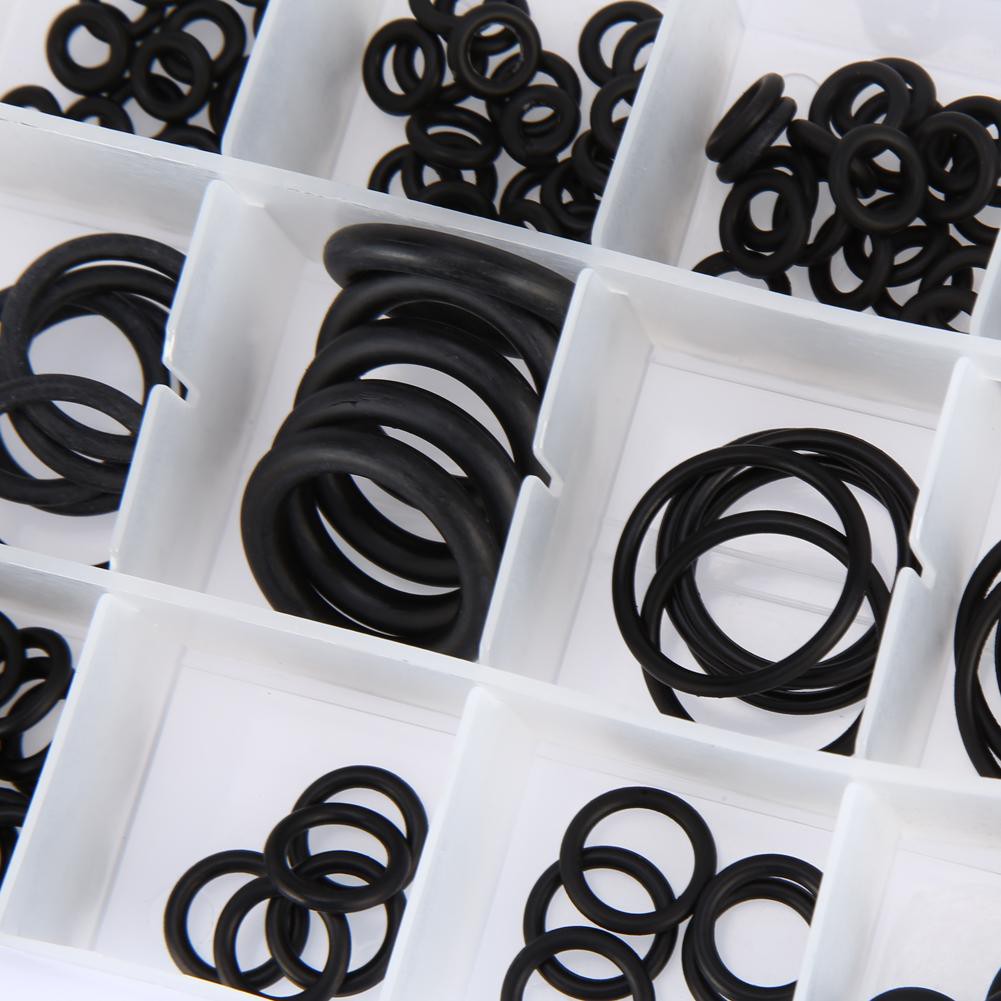 MOJITO 255pcs Rubber O-Ring Assortment Kit Washer Seals Set for Car Vehicle Auto Repair