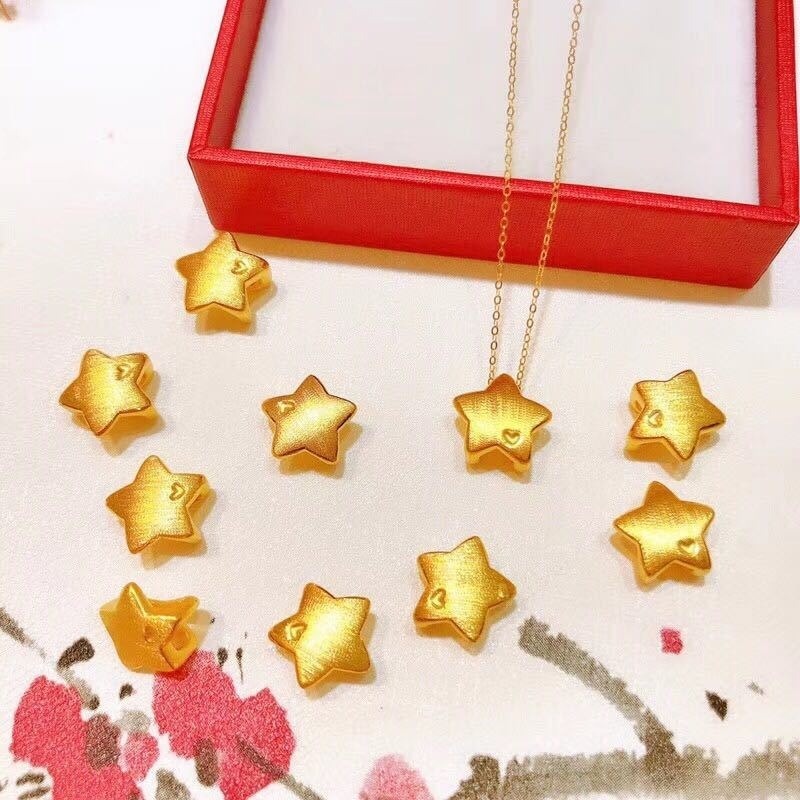 [Ready Stock]Fashion Gold Plated XINGX Pendant Cute Necklace