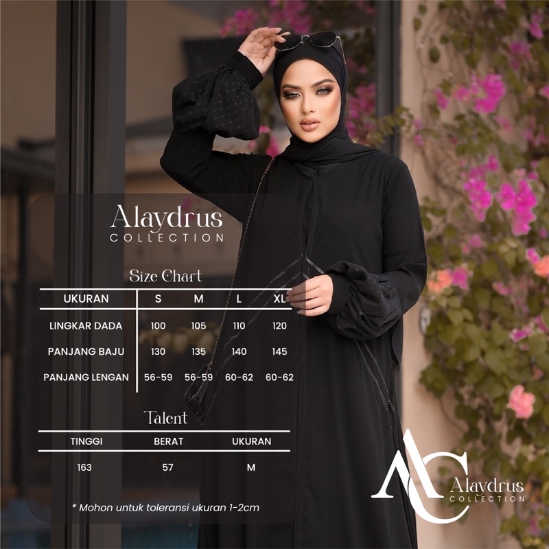 Abaya Gamis Maxi Dress Busana Muslimah Gamis Arab Saudi 863