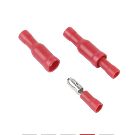 Bullet RED Merah Wire Connector Insulated Terminal Plug Kabel Crimp