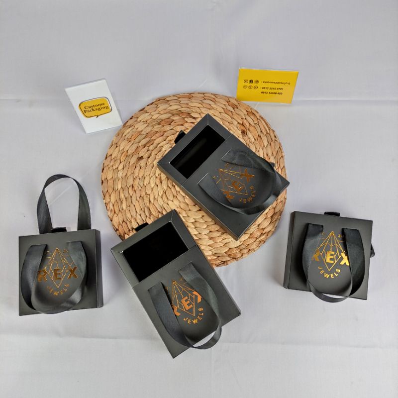 CUSTOM KEMASAN / PACKAGING PREMIUM UNTUK BAJU, KERUDUNG, KAIN, PARFUM DLL