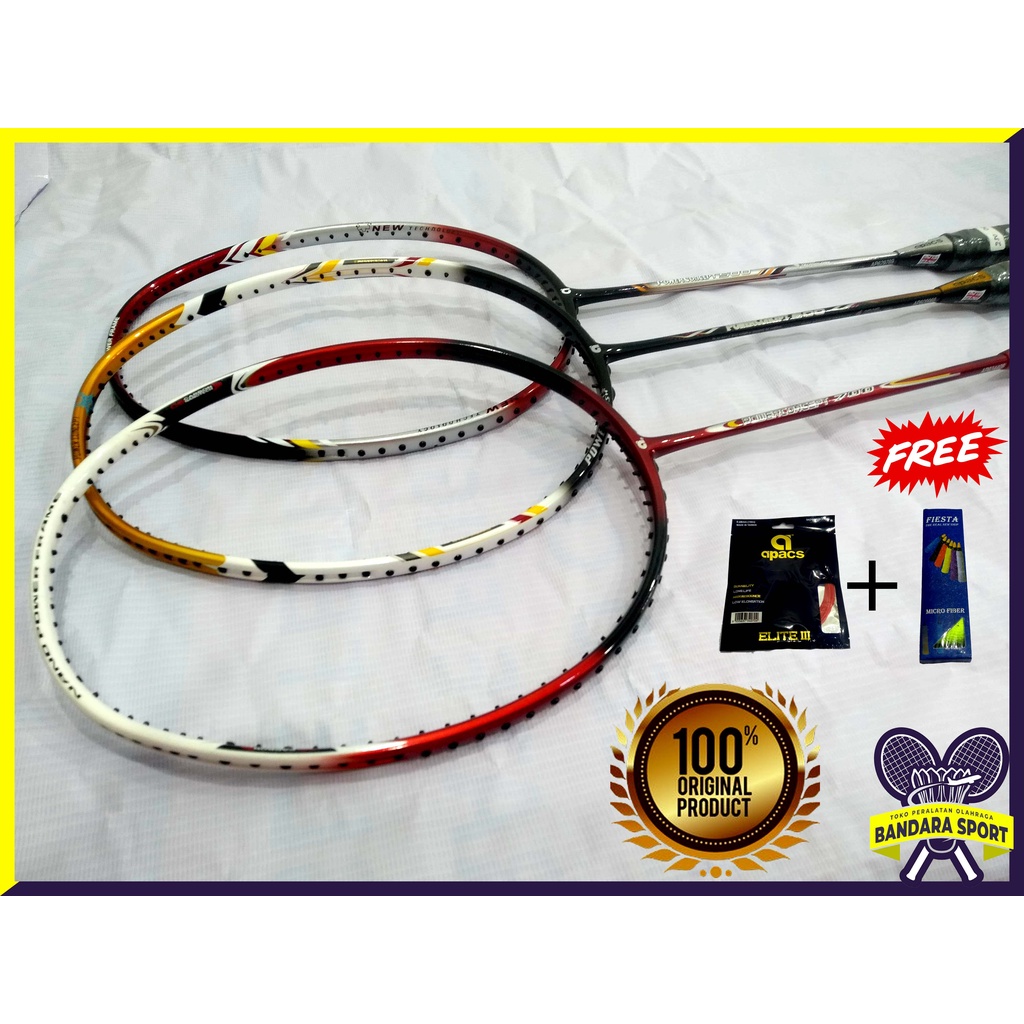Raket badminton bulutangkis apacs power concept 500,600,700 35Lbs