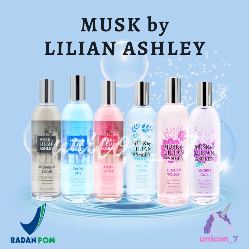 ❤️ UNICON ❤️ [100 ml] Musk By Lilian Ashley Women 100ml Eau De Parfum EDP Parfum Pria Wanita