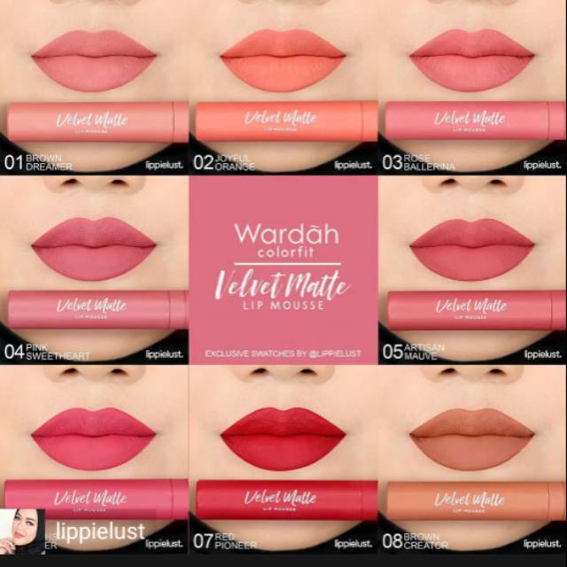 Wardah Velvet matte