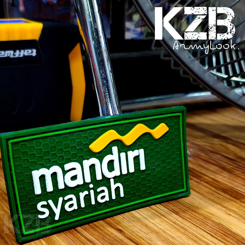 Emblem Karet BANK MANDIRI SYARIAH