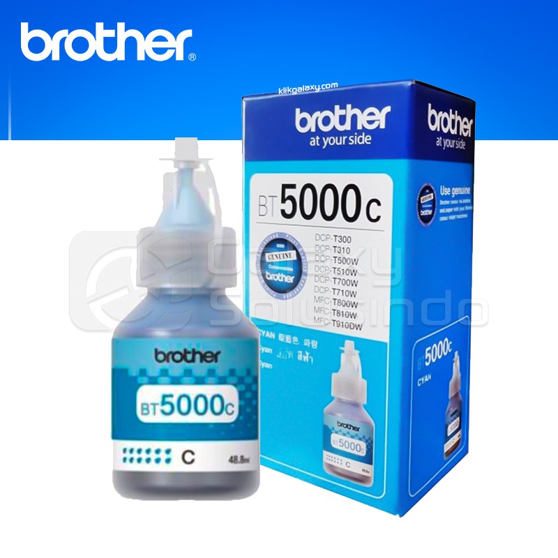 Tinta Refill BROTHER BT5000C Original Ink Refill Bottle - Cyan [GS]