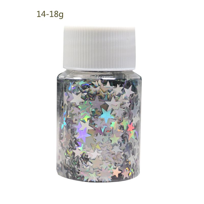 Siy Serpihan Payet Glitter Bentuk Bintang Bahan Resin Untuk Nail Art