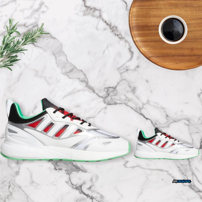 Adidas Gamora ZX 2K Boost Silver Metallic Exclusive ORIGINAL GX1205