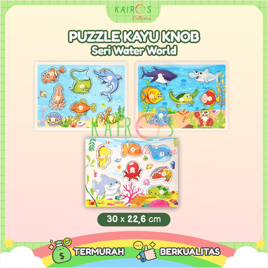 Puzzle Anak Kayu Knob Water World