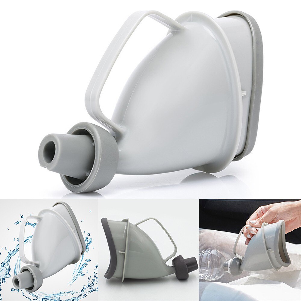 Alat Bantu Tempat Corong Wadah Pispot Sesak Pipis Kencing Pria Wanita Mobil Urinal Travel Camping