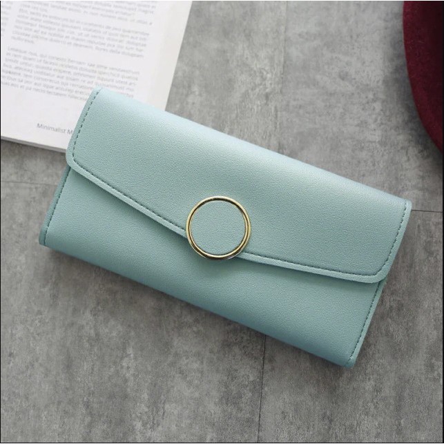 LUXTHER - Women Long Wallets Purses Luxury Round Shap Wallets / dompet wanita dompet panjang