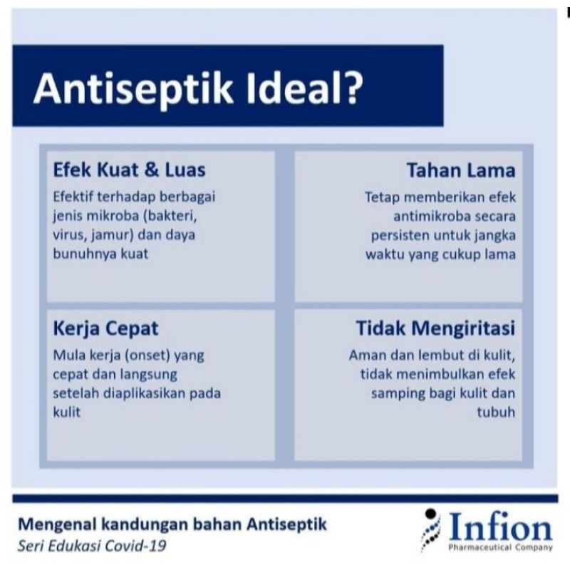 octadin antiseptik HCL 0.1%, Antiseptik untuk luka 1 liter