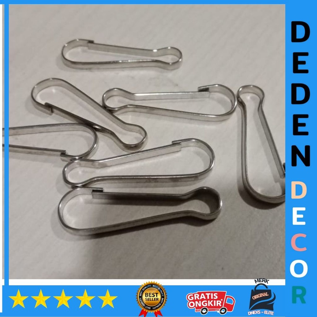 Pengait Gorden Jendela - Besi pengait - anti karat