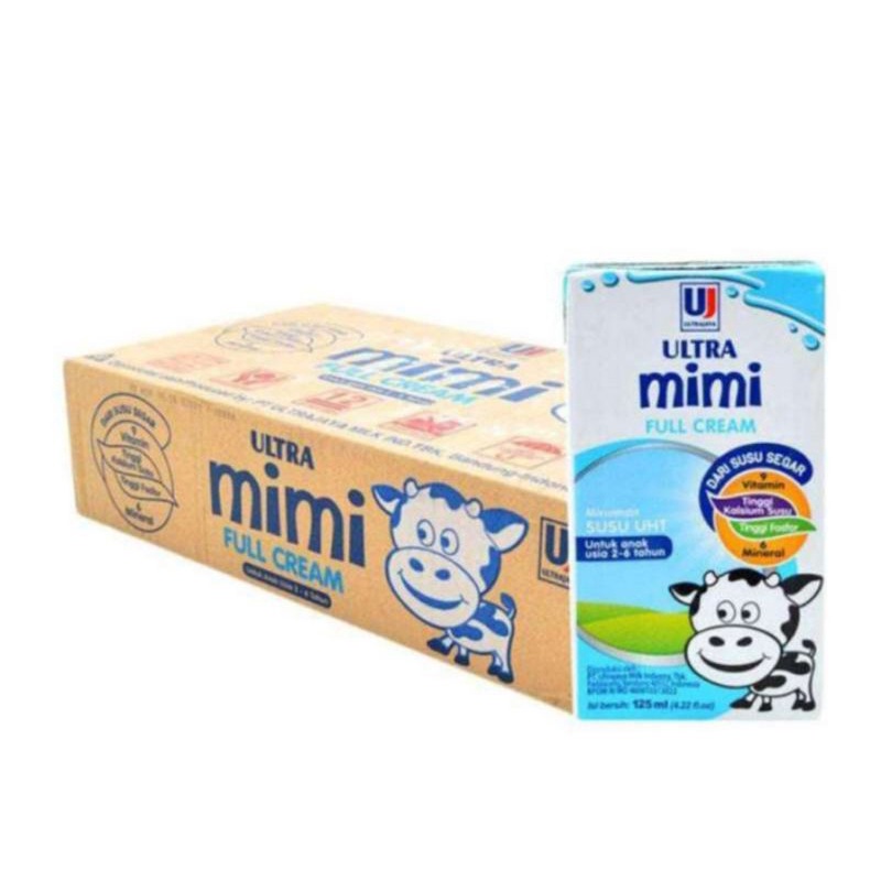 

ultra mimi rasa full cream susu uht (125ml x 40pcs x karton)