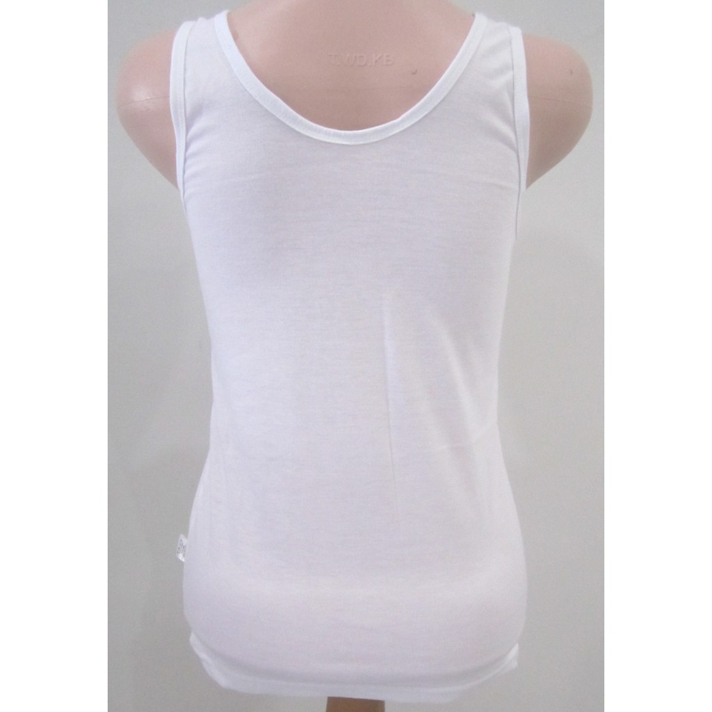 Nathalie | Tank top / Singlet / Kaos Dalam Katun Lembut Wanita Perempuan Putih Bayar di Rumah Kusuma-5