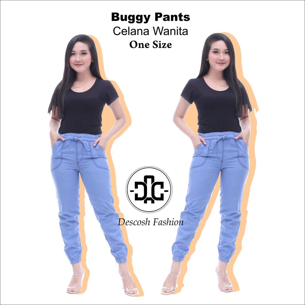 Buggy Pants Celana Wanita Soft Jeans Premium Quality