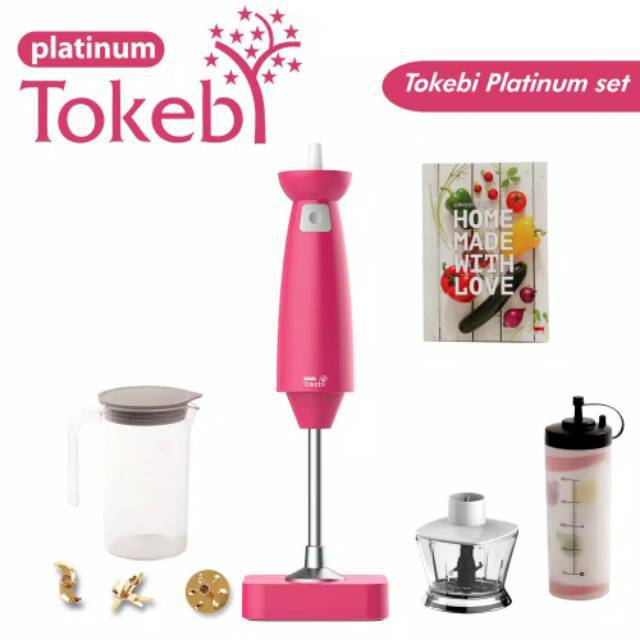 Free ongkir Rp. 0 Tokebi platinum V9000 free pisau set - original - hand blender - as seen on TV