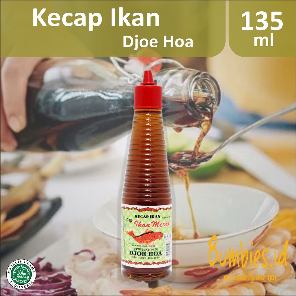 Kecap Ikan cap Ikan Merah DJOE HOA 135ml