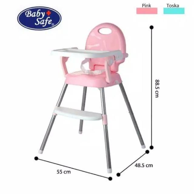 Babysafe HC05 High Chair 3 in 1/kursi makan