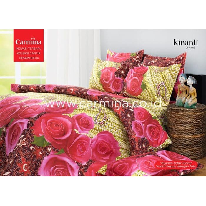 READY SPREI BATIK CARMINA - KINANTI UKURAN 180X200 RUMBAI