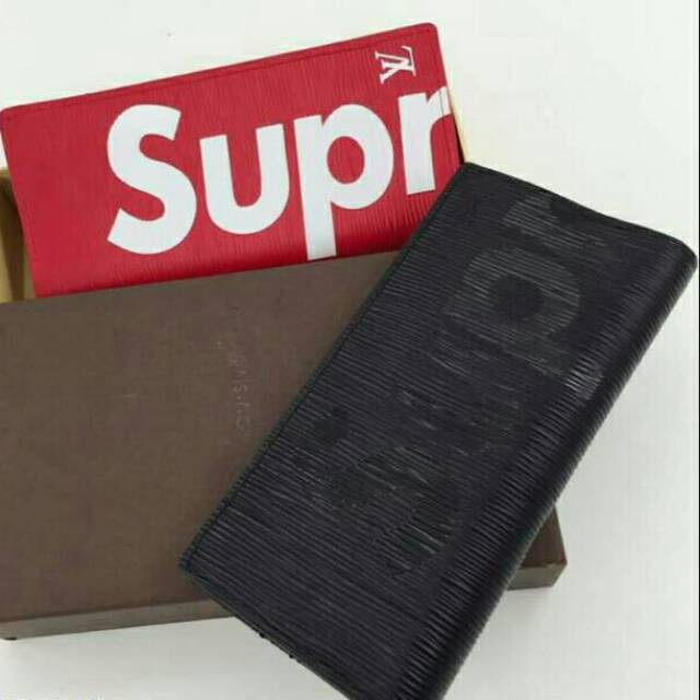 Dompet Fashion - LV X Supreme Flap - Dompet Batam