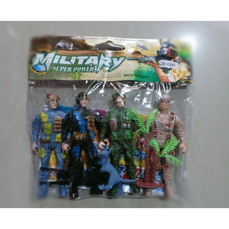 Military Super power, mainan orang orangan tentara