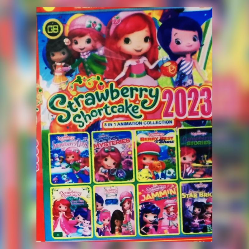 Kaset film koleksi kartun anak strawberry shortcake 2023