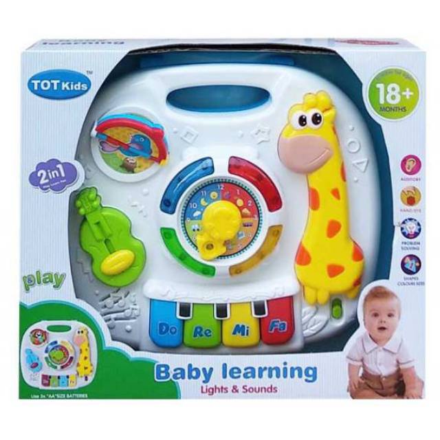 [SALE OFF] BABY LEARNING TABLE JERAPAH - 1089