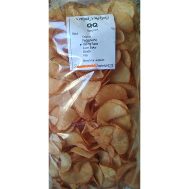 

Keripik Singkong 500gr rasa jagung bakar