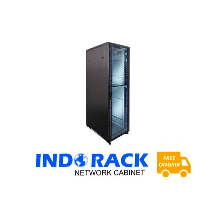 IR6027G INDORACK RACK SERVER 27U GLASS DOOR 600MM 19&quot; STANDING