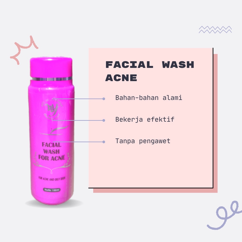 Sabun Cuci Muka Untuk Jerawat dan Berminyak Bpom Dr. Widyarini Facial Wash For Acne Sabun Muka Untuk Wajah Berjerawat BONUS Hand Sanitizer &amp; FREE Packing Bubble Wrap