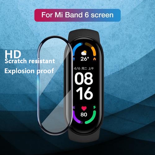 Anti Gores Xiaomi Mi Band 7 6 5 4 Curved 3D &amp; 2D Hydrogel Screen Protector