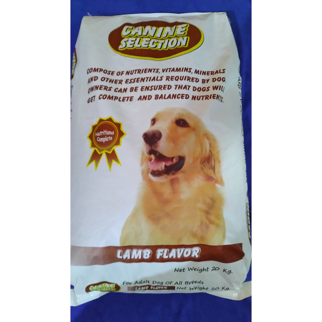 

23bagusmenshop - Canine Selection Dog Food Lamb & Chicken 20kg Makanan Anjing Premium Besar