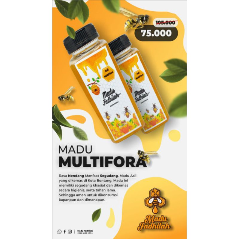 

Madu Multifora 100% Madu Murni