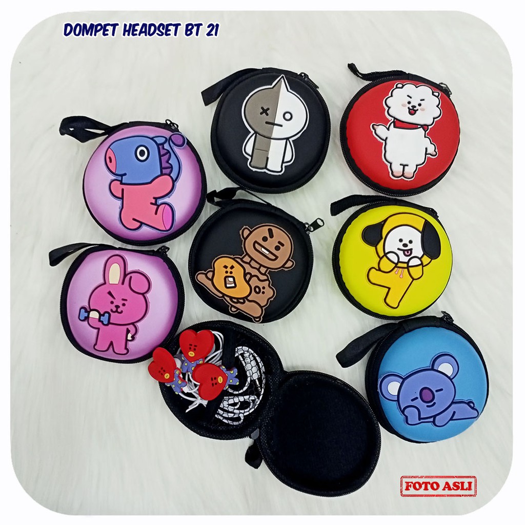 Dompet Headset / Dompet koin karakter