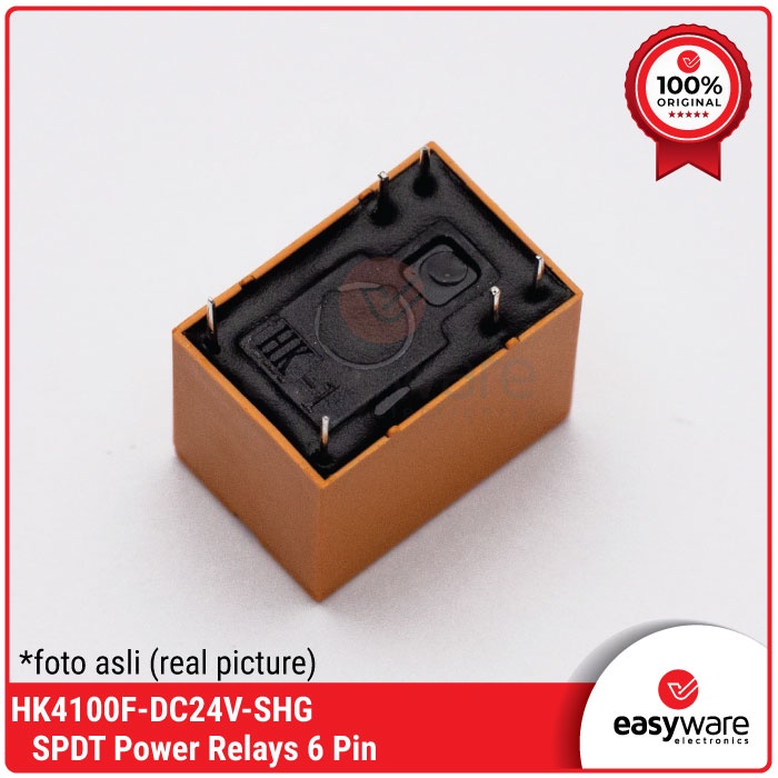 Relay HUI KE HK4100F-DC24V-SHG Relay 24V 6 Pin HK4100F Relay SPDT 24V