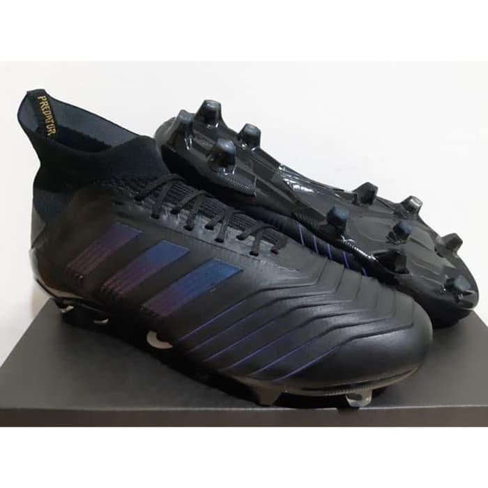 Sepatu Bola - Soccer Adidas Predator 19.1 Dark Script Purple - FG