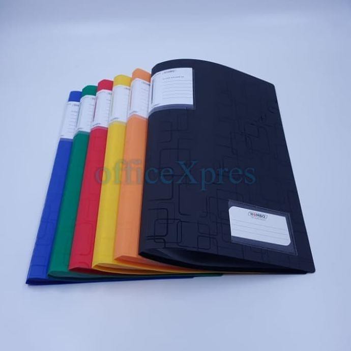 

Map plastik / Dokumen Keeper / Clear Holder F4 Folio 20 Lembar Hombo
