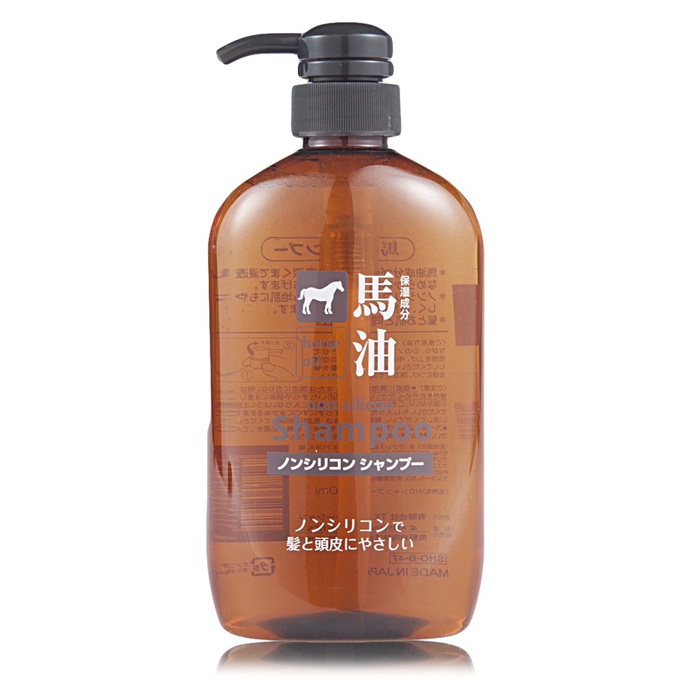 KUMANO Horse Oil Silicone Free Shampoo (600ml)