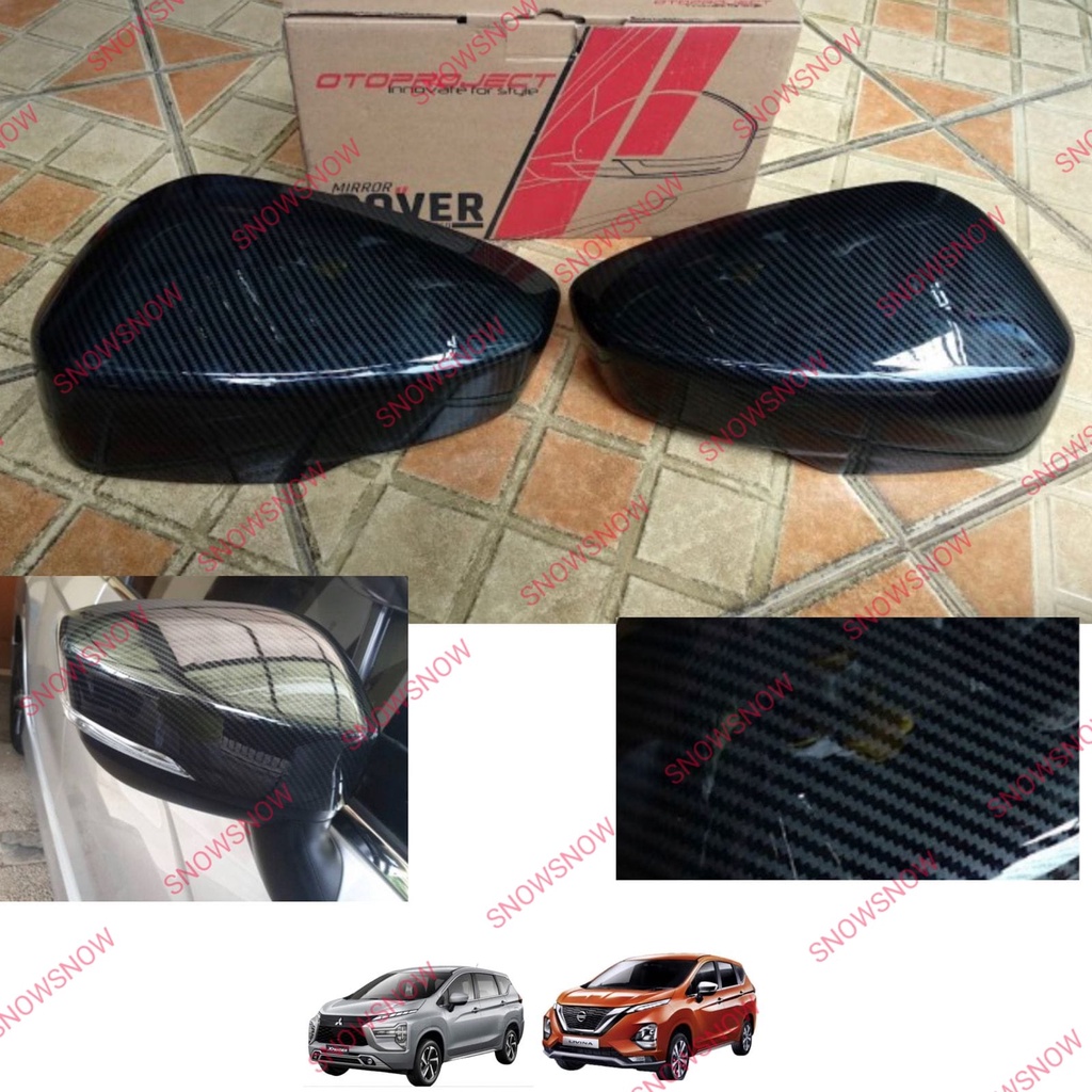 Cover Spion Xpander Livina 2019 2022 Up Carbon Glossy Kilap